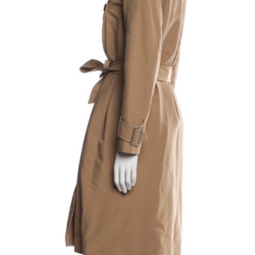 All Saints Myla Long Tan Trench Coat - Picture 3 of 8